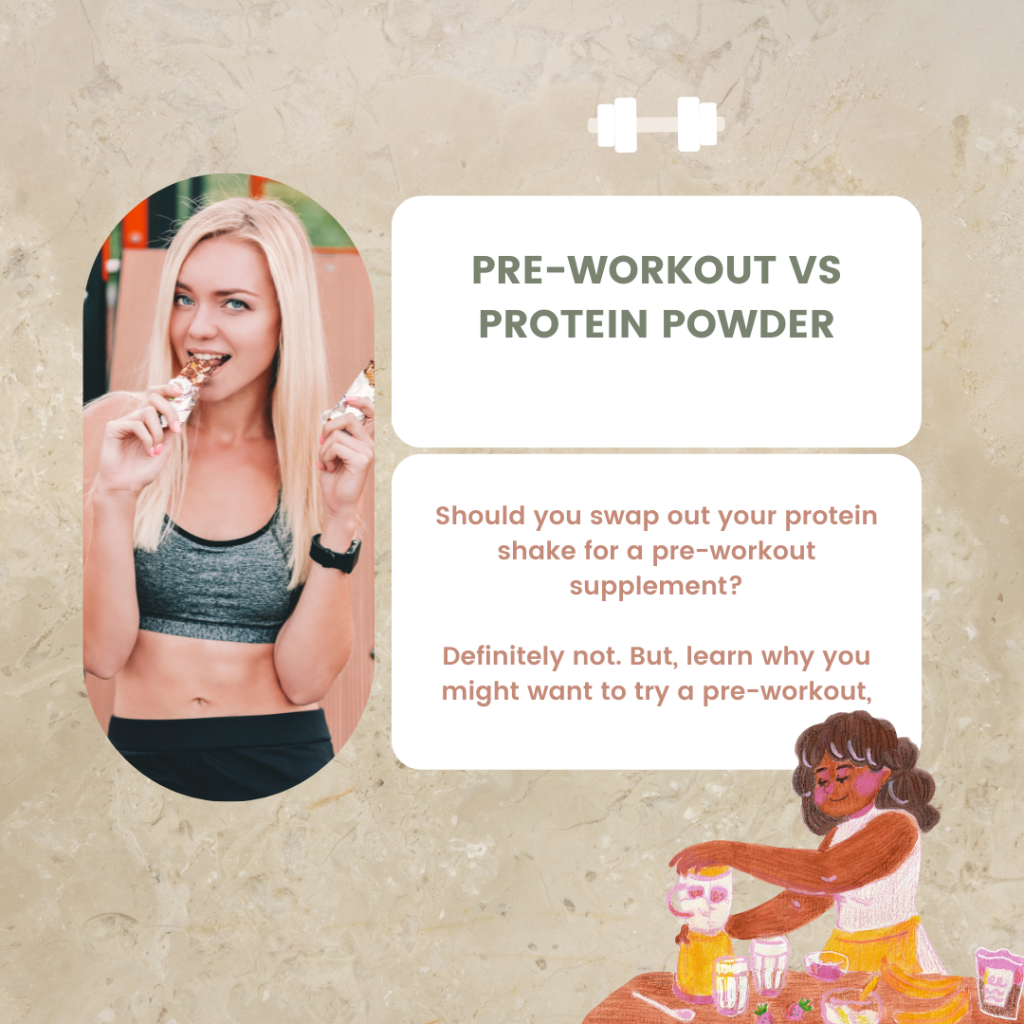 pre-workout vs protein powder