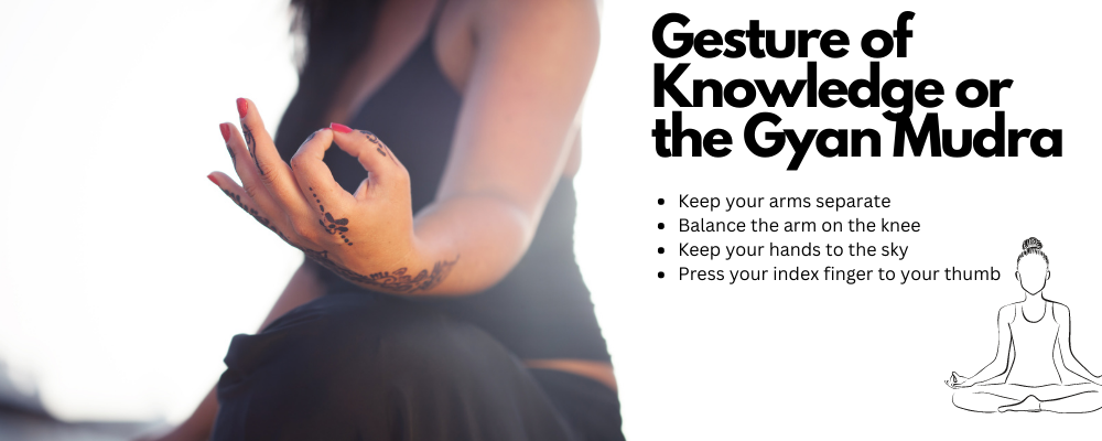 Gesture of Knowledge or the Gyan Mudra