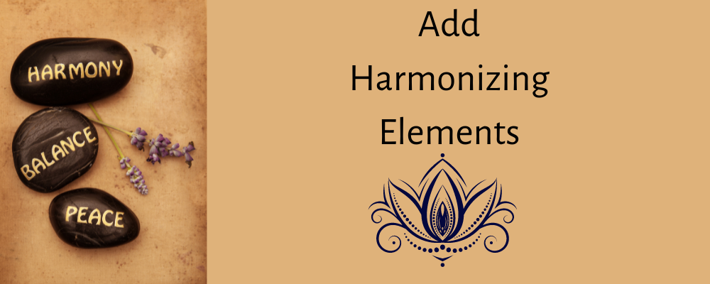 add harmonizing elements